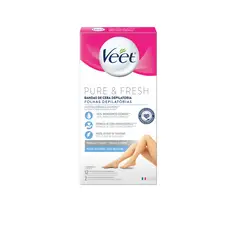 VEET - Bandas Depilatorias Corporales Piel Sensible Caja 12 Und