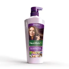 NUTRIBELA 10 - Shampoo Nutribela Biokeratina Envase 400 mL
