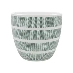 CASA JOVEN - Maceta Terracota Textura Verde