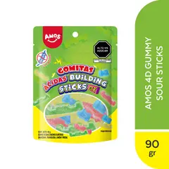 AMOS - Gomitas 4D Ácidos Empaque 90 g