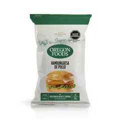 OREGON FOODS - Hamburguesa de Pollo Tradición Bolsa 8 Und