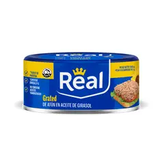 REAL - Grated Atún Aceite Girasol Lata 140 g
