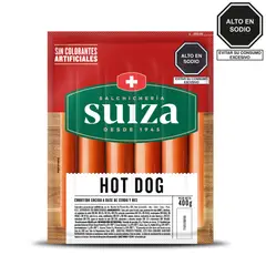SUIZA - HOTDOG X 400 GR