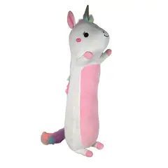 KISSES - Peluche Largo Unicornio Blanco 80 cm
