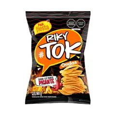 TIYAPUY - Papas Onduladas RikyTok Picantes Bolsa 180 g