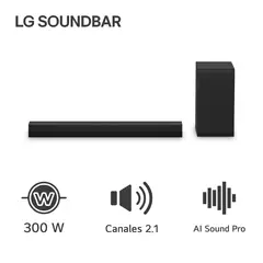 LG - SOUNDBAR S40T 300W AI SOUND PRO 2024