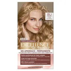 EXCELLENCE - Tinte Sin Amoniaco Tono 8U Rubio Claro Universal