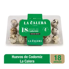 LA CALERA - Huevos de Codorniz Bandeja 18 Und