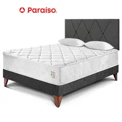 PARAISO - Dormitorio Loft Max 2 Plazas Europeo Charcoal