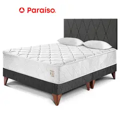PARAISO - Dormitorio Loft Max King Europeo Charcoal