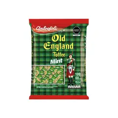 AMBROSOLI - Caramelos Toffee Sabor Menta Bolsa 550 g