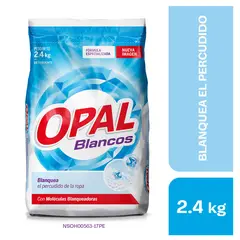 OPAL - Detergente Polvo Blancas Bolsa 2.4 Kg