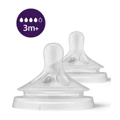 Philips Avent - Tetina Natural Response 3.0 Flow 4 a 3 M