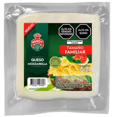 BRAEDT - Queso Mozarella en Láminas Empaque 440 g