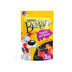 PURINA - Snack para Perro Beggin Original con Tocino Doypack 85 g