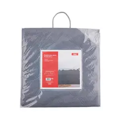 PRECIO UNO - Cubrecama Mara Plomo 2 Plazas