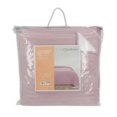 CASA JOVEN - Quilt Maria Velvet Sherpa Cuarzo 1.5 Plaza