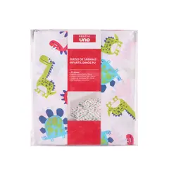 CASA JOVEN - JUEGO DE SABANAS INFANTIL DINOS PU