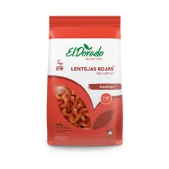 EL DORADO - Pasta Coditos de Lentejas Rojas Bolsa 250 g