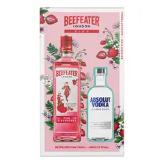 BEEFEATER - Gin Pink 700 mL + Regal Absolut 375 mL