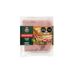 BRAEDT - Jamón York y Queso Goudá Empaque 340 g