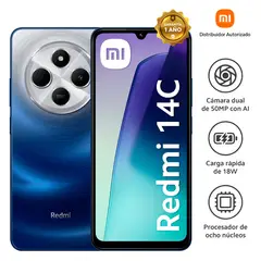 XIAOMI - Smartphone Redmi 14C Starry Blue 4Gb 256Gb
