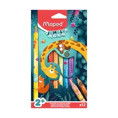 MAPED - Colores Jumbo Jungle Fever Caja 12 Und