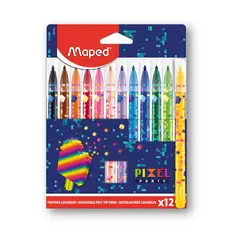 MAPED - Plumones Lavables Pixel Party Caja 12 Und