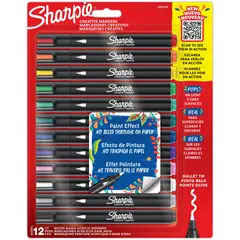 SHARPIE - Plumones Acrílicos Punta Bala Empaque 12 Und