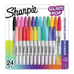 SHARPIE - Plumones Permanentes Glampop Empaque 24 Und