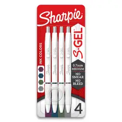 SHARPIE - Lapiceros SGel Colores Vivos Blíster 4 Und