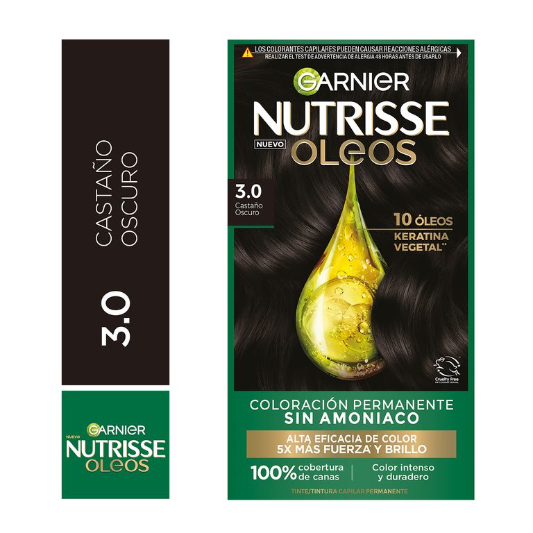 Kit Tinte Capilar Oleos Tono 3.0 Castaño Oscuro