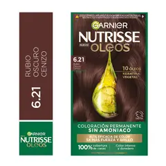 NUTRISSE - Tinte Oleos Tono 6.21 Rubio Oscuro Cenizo