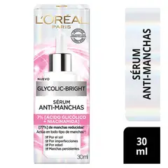 LOREAL PARIS - Sérum Facial Ácido Glicólico Envase 30 mL