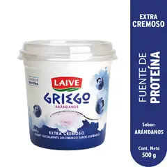 LAIVE - Yogurt Griego Arándano Envase 800 g