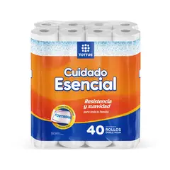 TOTTUS - Papel Higiénico Esencial Empaque 40 Und