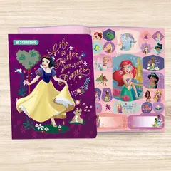 GENERICO - Cuaderno Standford Deluxe Cuadriculado Diseño Princesas Surtido 84 Hojas