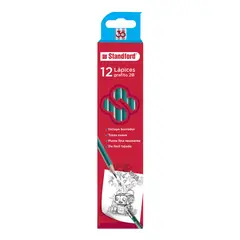 GENERICO - Lápiz Standford Grafito 2B Con Borrador