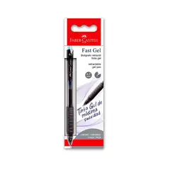FABER CASTELL - Lapicero Retractil Tinta Gel Color Azul
