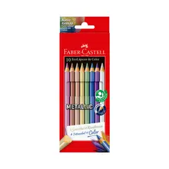 FABER CASTELL - Colores Metálicos Empaque 10 Und
