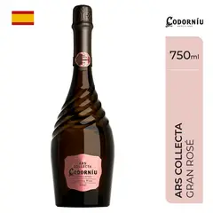CODORNIU - Vino Codorníu Ars Collecta Grand Rosé Botella 750 mL