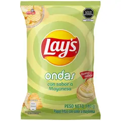LAYS - Papas Sabor Mayonesa Bolsa 140 g