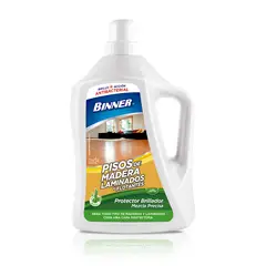 BINNER - Protector Brillador Pisos Madera Laminados Envase 1.9 L
