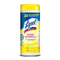 LYSOL - Toallitas Desinfectantes Citrus Empaque 35 Und