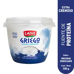 LAIVE - Yogurt Griego Original Envase 500 g