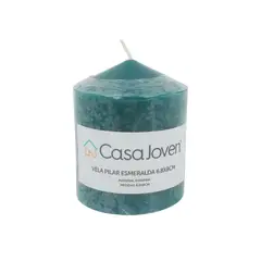 CASA JOVEN - Vela Pilar Esmeralda 6.8X8Cm