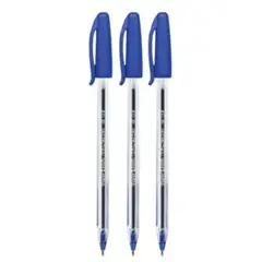 PAPER MATE - Lapiceros InkJoy Punta Fina Azul Blíster 3 Und