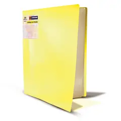 VINIFAN - Catálogo Con Fundas A4 20 Hojas Amarillo Pastel