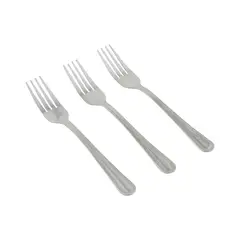 PRECIO UNO - Juego de Tenedores Acero Inoxidable 3 Piezas 1.5mm
