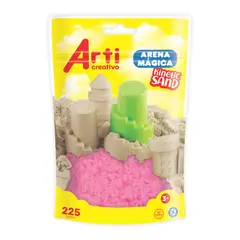 ARTI CREATIVO - Arena Mágica Color Rosado Empaque 225g